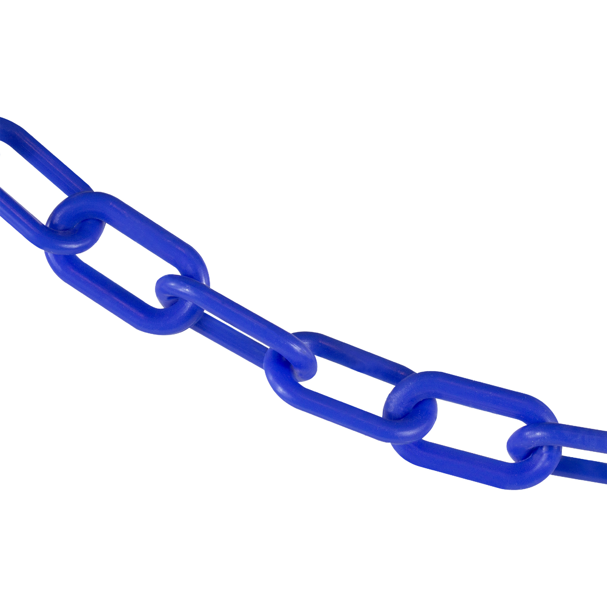 Mr. Chain Plastic Safety Chain — 2in. x 100ft., Blue, UV Resistant, Model# 50006-100
